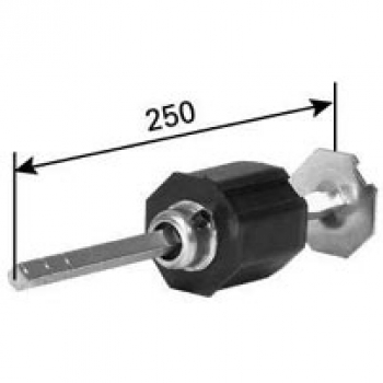 Wellenzapfen verstellb. 8-Kant Welle 60 mm
