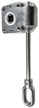 Getriebe für Sonnenstoren (Markisen) mit langem Stab