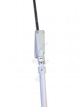 Preview: Storenkurbel Alu-Alu komplett mit PVC Platte