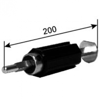 Wellenzapfen verstellbar für 8-Kant Welle 40 mm