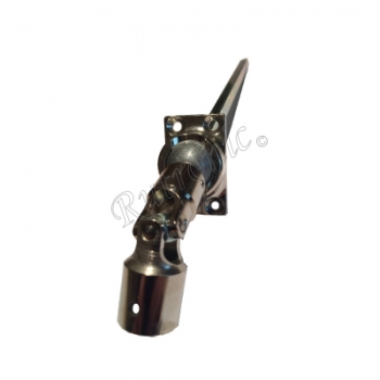 Kreuzgelenk Inox 45° Platte 28x45mm Rohranschluss