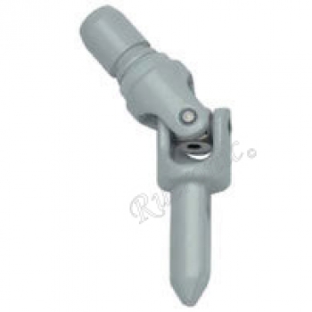 Kreuzgelenk zu Alu- Kurbel mit Clip- Anschluss (4-Kant Einsatz 8mm)