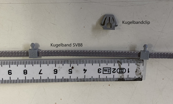 Kugelband 10m für Lamellen- Behänge